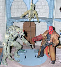 Sammael and Hellboy from the Movie Figures Line  Click for a Larger Image
